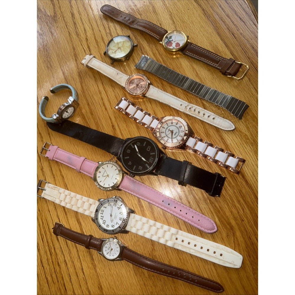 Watches Men & Women Parts Repair Lot Of 9